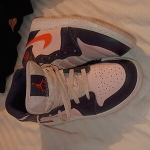 Nike Air Jordan 1 Mid GS Atmosphere Black Pink Women's size 6Y